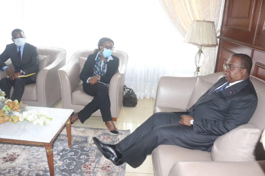 Vera Songwe with Louis Paul Motaze