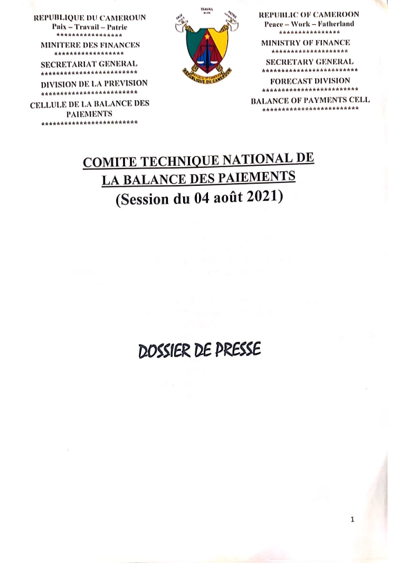 Dossier de presse de la Balance des Paiements